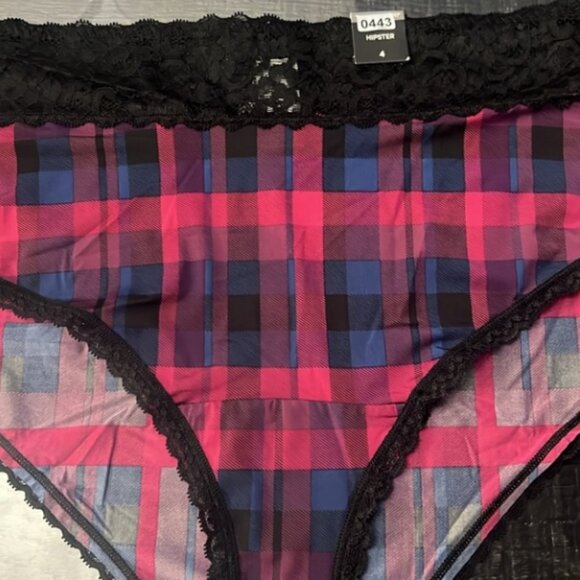 Second Skin Mid-Rise Hipster Lace Trim Panty - Picture 4 of 8